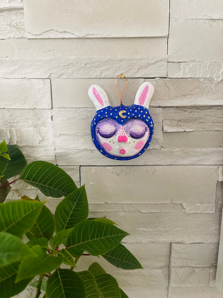 The Dreaming Rabbit (Blue Hood)