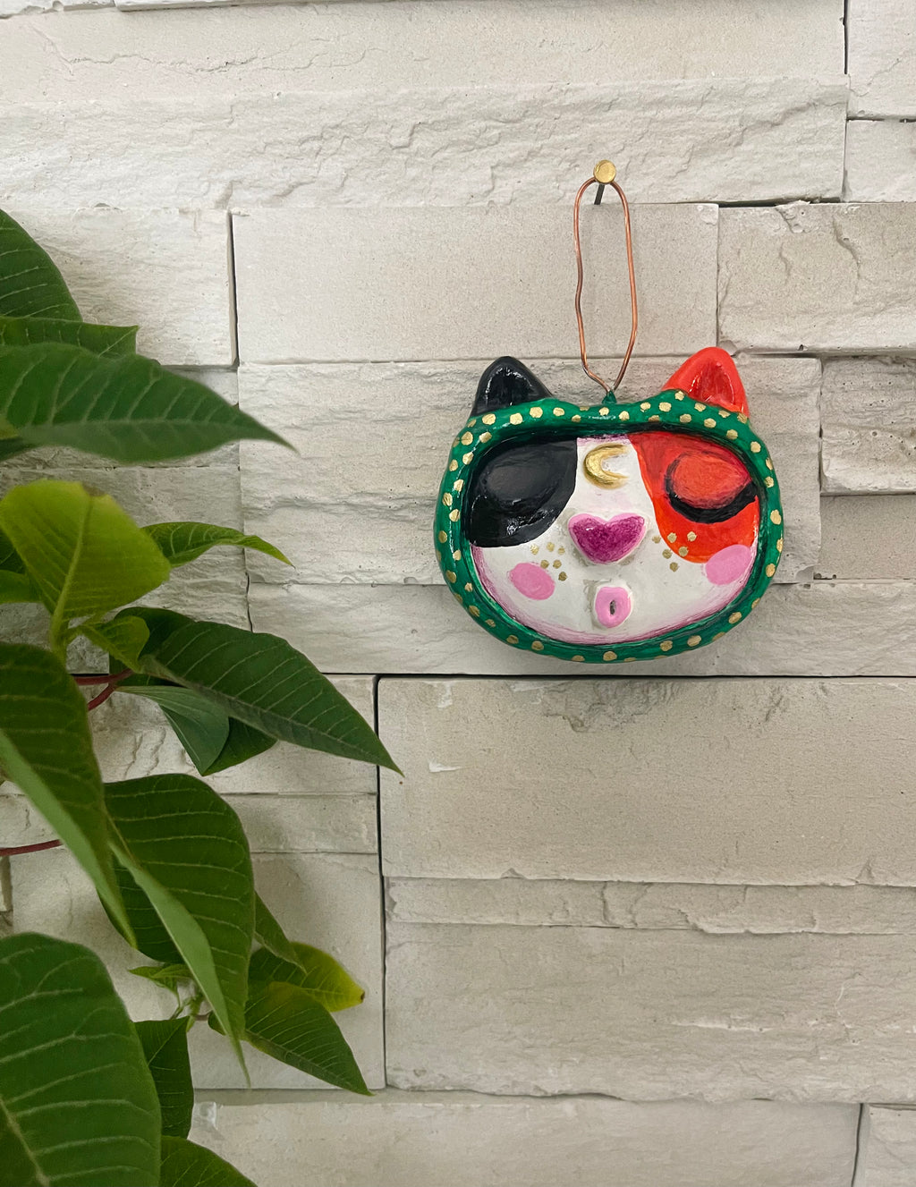 The Dreaming Cat (Green)