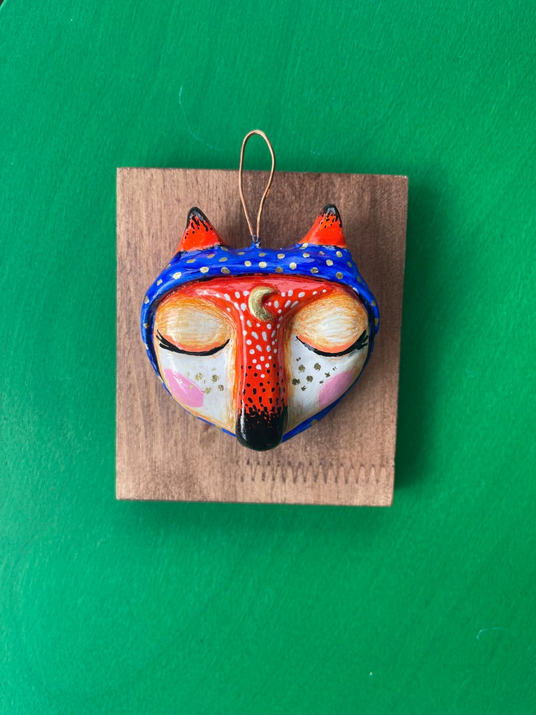 The Dreaming Fox (Blue Hood)