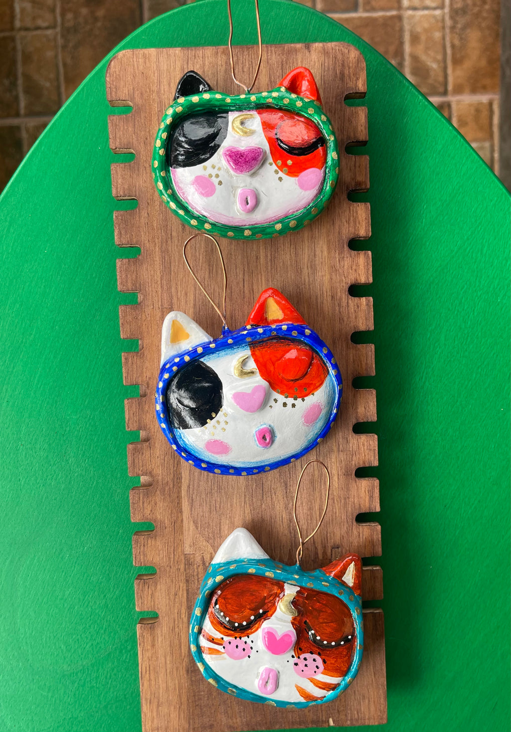 The Dreaming Cat (Turquoise)