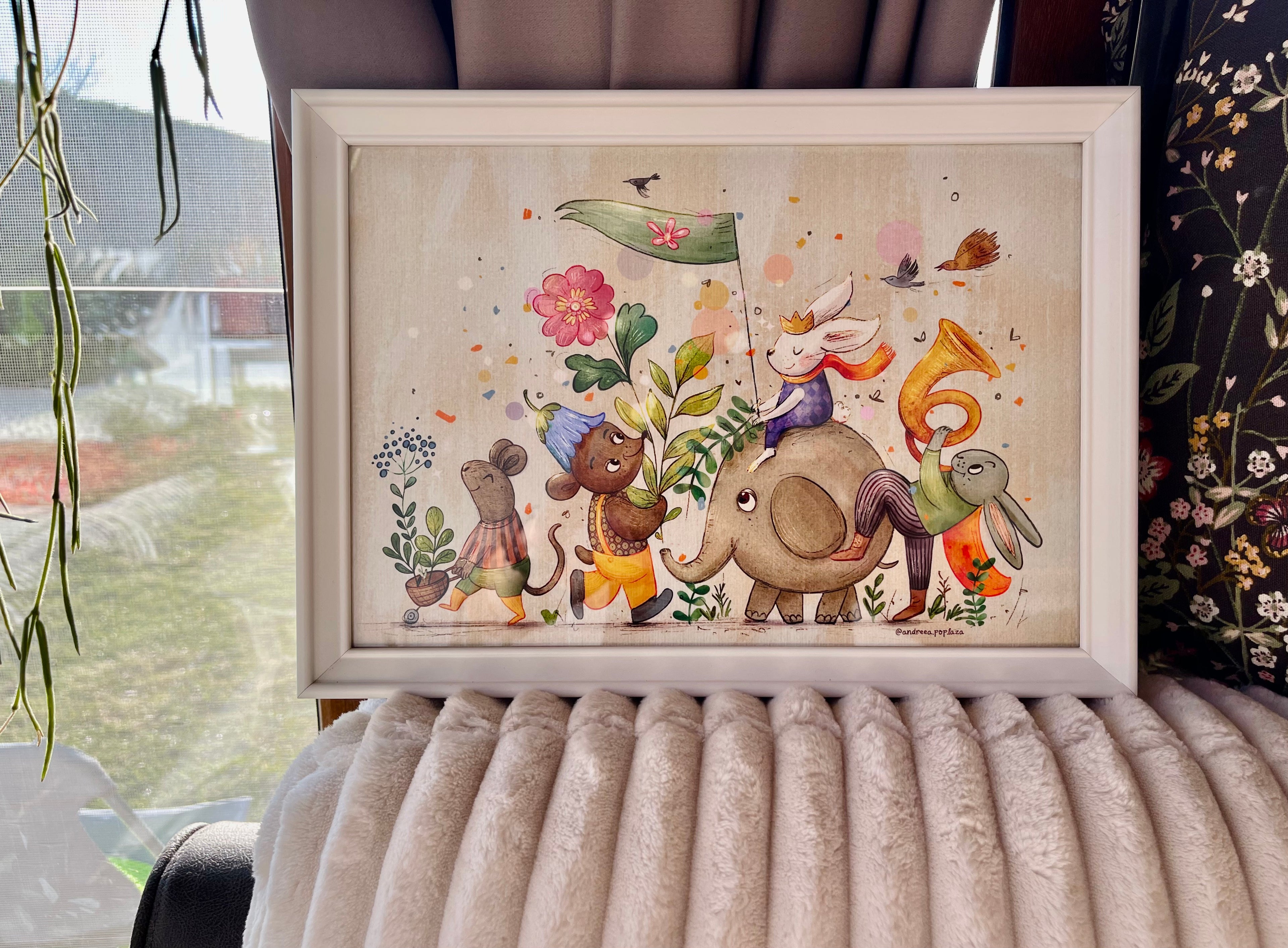 Spring Parade — Fine Art Print (Framed)