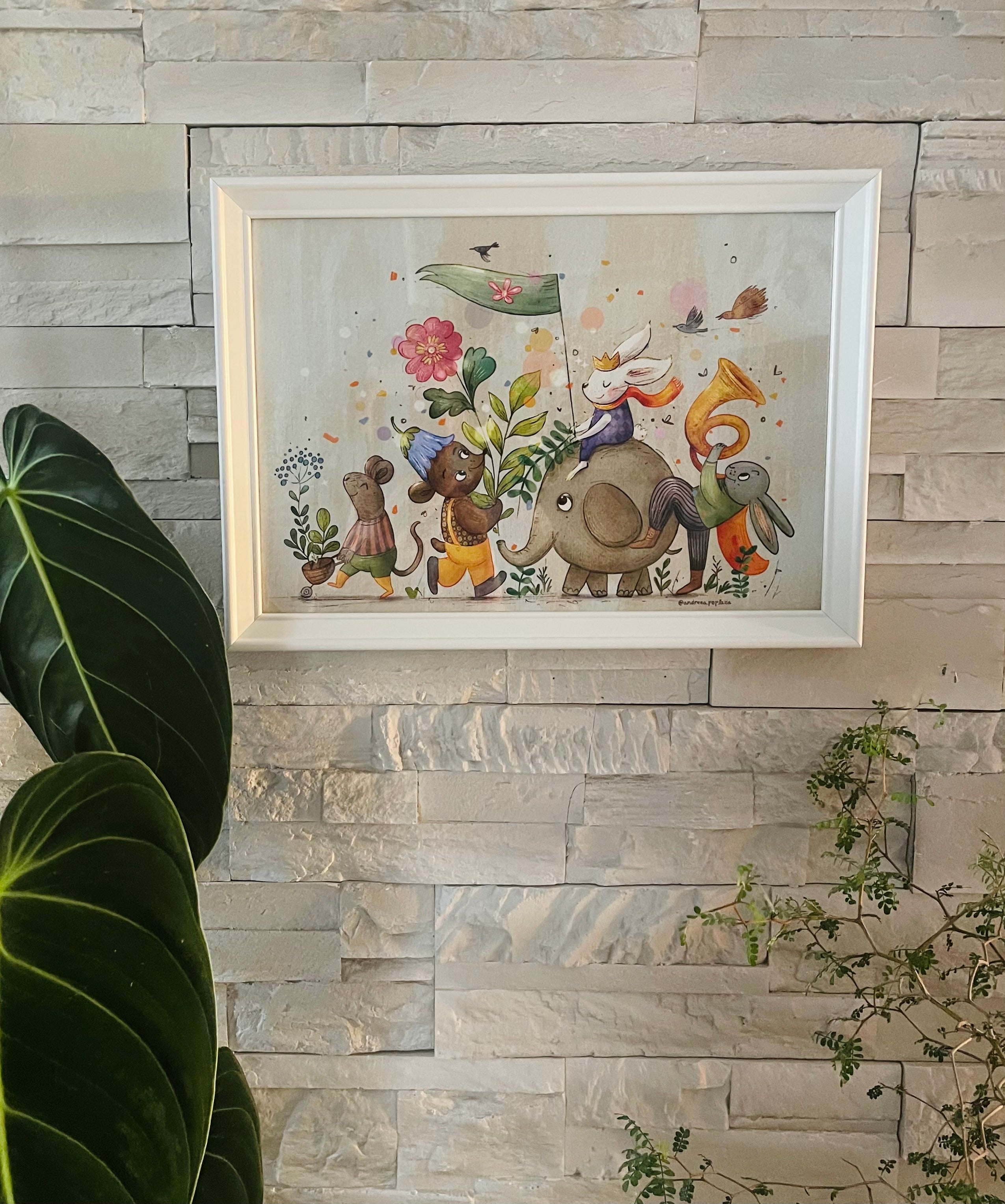 Spring Parade — Fine Art Print (Framed)
